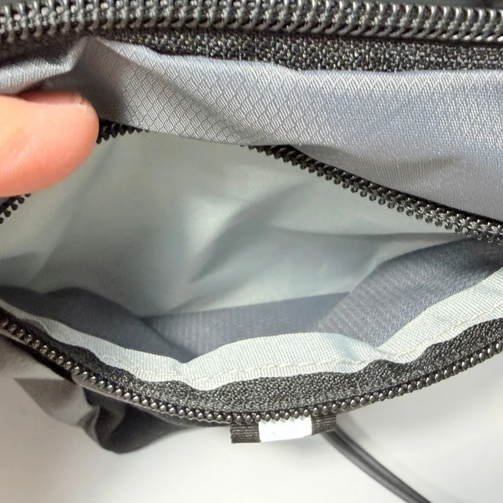 Quest Hydration Waist Pack Dual Bottle Holder Running Hiking Belt Grey Black